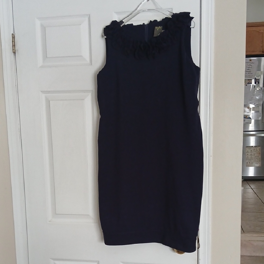 💓3/$15 Taylor Midnight Blue Ruffle Mini Dress
